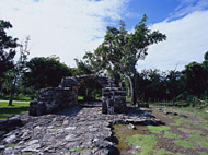 Saq Be at San Gervasio Ruins - san gervasio mayan ruins,san gervasio mayan temple,mayan temple pictures,mayan ruins photos
